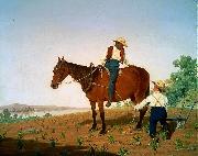 James-Goodwyn Clonney In the Cornfield oil on canvas